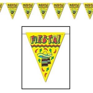 Mexican Fiesta Party Decorations Supplies Hanging Bunting Pennants