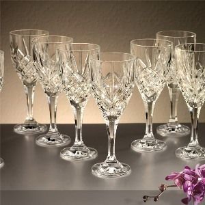 Dublin Collection Crystal Goblets Set of 8