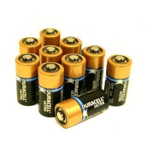 10 Duracell Ultra DL123A CR123A 123 3V Batteries 2019