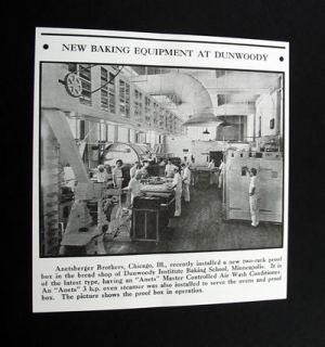 Dunwoody Institute Baking School Minneapolis 1937 Pic