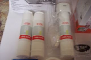 Dupont Undersink Water Filter Purifier 2 Extra Filters 6000 Gallons