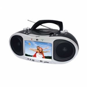  186D 7 rdquo Portable TFT LCD Display with DVD CD MP3 Am FM USB