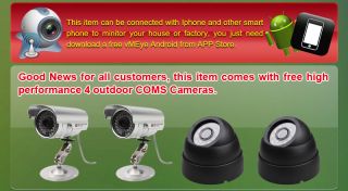  4CH Digital Home Video Recorder CCTV DVR Security System