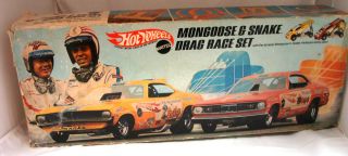 1969 Hot Wheels Mongoose Snake Drag Race Set RARE