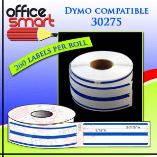rolls dymo compatible 30275 260 labels per roll