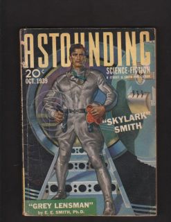  Science Fiction October 1939 E Doc Smith Lensman Story Nice