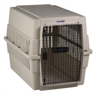 Kennel Aire Large Travel Aire Plastic Dog Kennel in Almond TA 36A