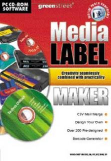 media label maker cd dvd video etc pc new