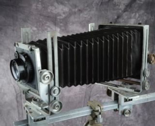 burke james grover 4 x 5 large format camera
