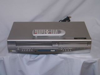 Sylvania DVD Player VHS VCR Combo Combination WITH REMOTE 4Head Hi Fi