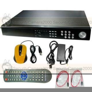8CH Video H 264 CCTV Standalone DVR Recorder Support 3G iPhone View