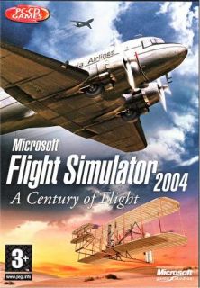 MICROSOFT FLIGHT SIMULATOR 2004 ( A Century of Flight) NEW MINI RETAIL