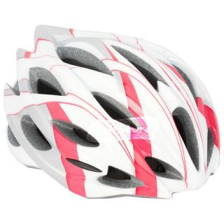 047 Bike bicycle cycle Helmet 24 Hole With Insect Nets White Red