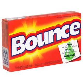 Bounce 34087/80070 80 Count Dye and Perfume Free Dryer Sheets