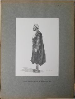 Le Costume AU Maroc Gabriel Rousseau 18 Full Page Illustrations 25 in