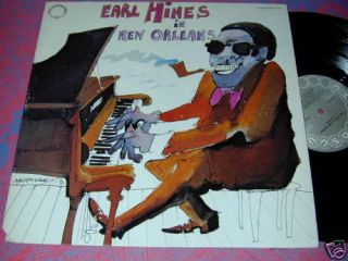 Autographed Earl Fatha Hines LP in New Orleans Gatefold