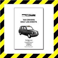  driver daily log sheets for all taxi cab hackney or mini cab drivers