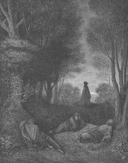 of jesus in the garden of olives artist gustave dore