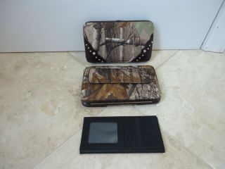 NEW LICENSED REALTREE Mossy Oak CAMO BROWN WALLET for Purse Western
