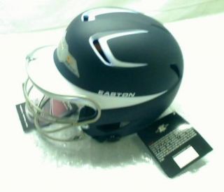 Easton Two Tone Stealth Grip Batting Helmet with Mask Navy White
