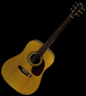 New Cort Earth 60 Series 6 String Acoustic Guitar Pack
