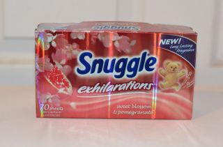  Exhilarations Dryer Sheets Sweet Blossom Pomegranate 70 Sheets
