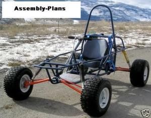 Dune Buggy Go Kart Cart Assembly Plans How to Build Homebuilt Project