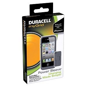 duracell mygrid power sleeve for apple iphone 4 1 ea with duracell