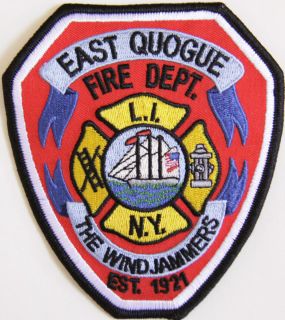  Vintage East Quogue Fire Dept Patch