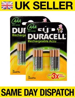 Duracell Rechargeable Accu AAA Batteries Battery