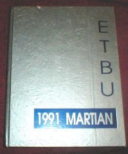 1991 East Texas Baptist University Yearbook Marshall TX