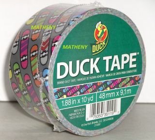 Duck Brand Duct Tape Skateboard Print Skateboarding Printed Series