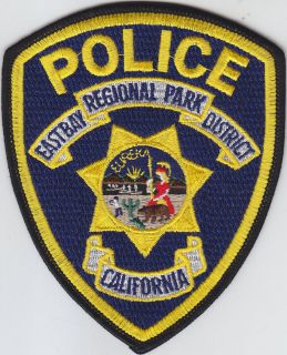  Regional Park District Police Patch CA California
