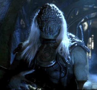 Stargate SG 1 Atlantis Screen Seen Original Wraith Drone Mask Costume