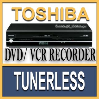  DVR610 1080p Upconverting Tunerless VHS DVD VCR Recorder Combo