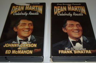  Dean Martin Roasts VHS Frank Sinatra Johnny Carson Ed McMahon