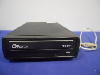 Plextor PX 810UF DVD CD Rewritable External Drive Firewire USB No p s