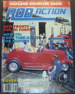  Rod Action June 1984 Magazine Oakland Roadster Show