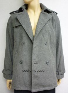Edward Cullen Pea Coat Twilight Jacket Costume w Gift
