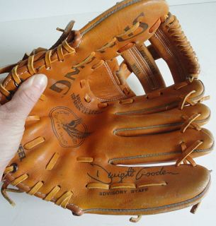 Dwight Gooden Leather Baseball Glove Spalding 1980S