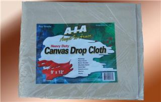 canvas drop cloths 9 x 12 10 oz painter pro