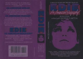 Vintage Edie Sedgwick Biography Purple Dell Paperback Cover 1983 RARE