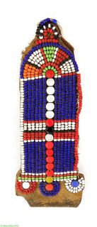 Maasai Womans Beaded Leather Ear Flap Gonito Museum Exhibition