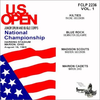 1969 US Open 1 Drum Corps CD Kilts Scouts Blue Rock