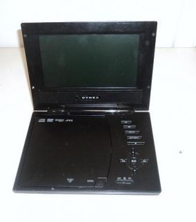 Dynex 7 Portable DVD Player DX P7DVDCA With Accessories USED