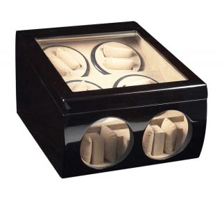 Wood 8 4 Automatic Watch Winder Case Box 