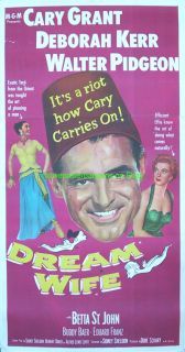 Dream Wife Movie Poster lb Three Sheet 1953 Cary Grant