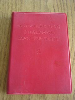 Quotations from Chairman Mao Tse Tung 1966 1st Edition
