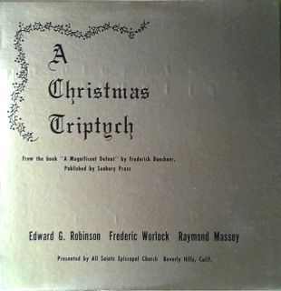 CHRISTMAS TRIPTYCH EDWARD G ROBINSON ALL SAINTS CHURCH 1965 LP