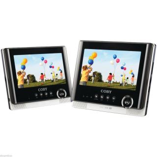 Coby TFDVD7752 7 Dual Screen Tablet Portable DVD Player New